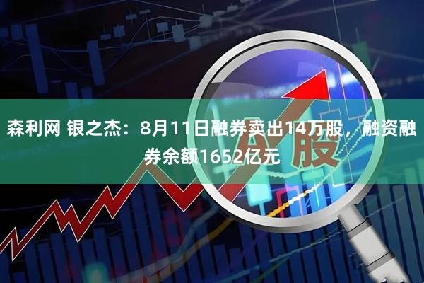 森利网 银之杰：8月11日融券卖出14万股，融资融券余额1652亿元