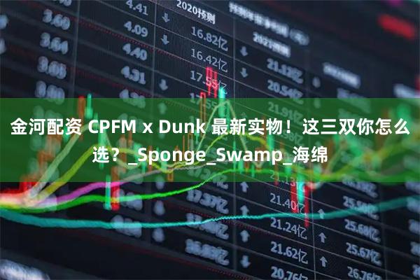金河配资 CPFM x Dunk 最新实物！这三双你怎么选？_Sponge_Swamp_海绵